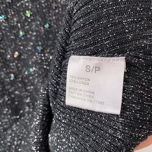 90s Glittery Sleeveless Top (S) - Picture 4 of 8